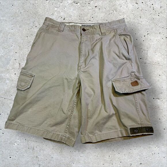 Polo Jeans Co Ralph Lauren Shorts Men's 30 Khaki Cargo Carpenter Workwear - Picture 1 of 9